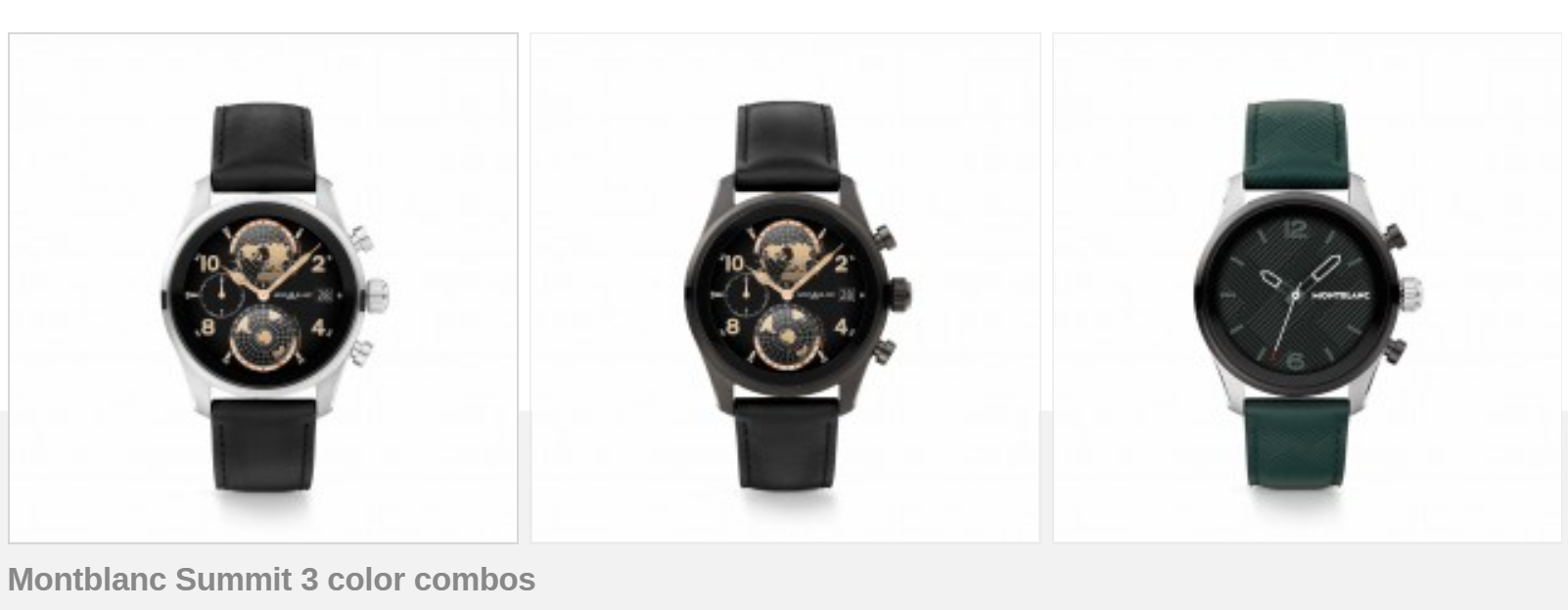 Montblanc เปิดตัว Summit 3 สมาร์ทวอทช์ที่ใช้ Wear OS 3.0 กับราคา 47,000 บาท